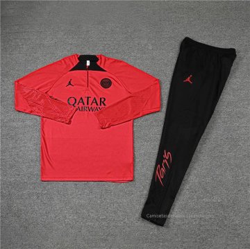 Chandal de Sudadera del Paris Saint-Germain Jordan 2022-2023 Rojo