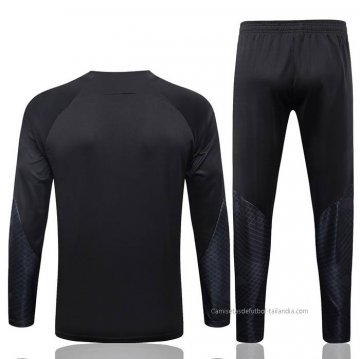 Chandal de Sudadera del Paris Saint-Germain Jordan 2023-2024 Negro