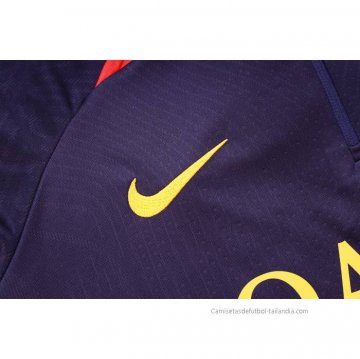 Chandal de Sudadera del Paris Saint-Germain Nino 2023-2024 Purpura