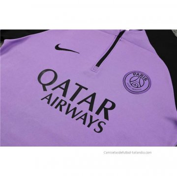 Chandal de Sudadera del Paris Saint-Germain Nino 2023-2024 Purpura