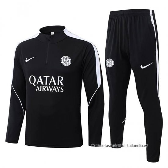 Chandal de Sudadera del Paris Saint-Germain Nino 2026-2027 Negro - Haga un click en la imagen para cerrar