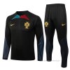 Chandal de Sudadera del Portugal 2022-2023 Negro Chandal de Sudadera del Portugal 2022-2023 Negro
