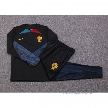 Chandal de Sudadera del Portugal 2022-2023 Negro
