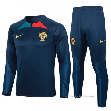 Chandal de Sudadera del Portugal 2023-2024 Azul Chandal de Sudadera del Portugal 2023-2024 Azul