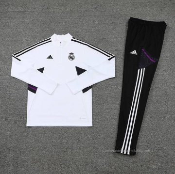Chandal de Sudadera del Real Madrid 2022-2023 Blanco