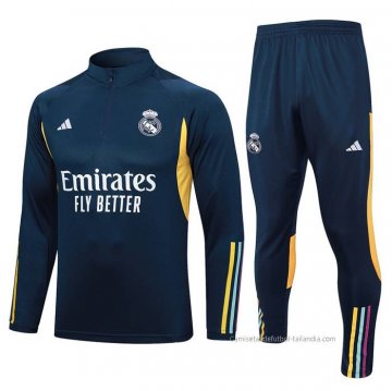 Chandal de Sudadera del Real Madrid 2023-2024 Azul Chandal de Sudadera del Real Madrid 2023-2024 Azul