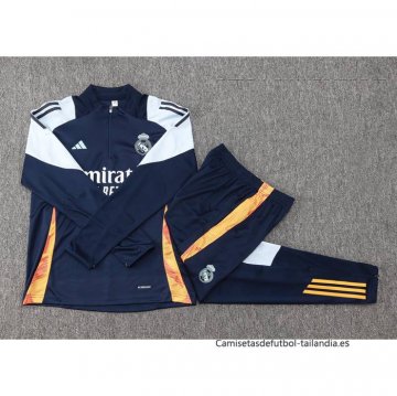 Chandal de Sudadera del Real Madrid 2024-2025 Azul