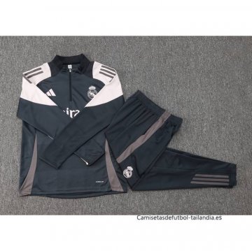 Chandal de Sudadera del Real Madrid 2024-2025 Gris