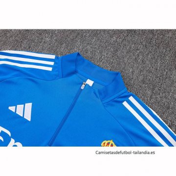 Chandal de Sudadera del Real Madrid Nino 2025-2026 Azul