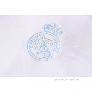 Chandal de Sudadera del Real Madrid Nino 2021-2022 Blanco