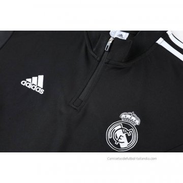 Chandal de Sudadera del Real Madrid Nino 2022-2023 Negro