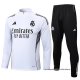 Chandal de Sudadera del Real Madrid Nino 2025-2026 Blanco