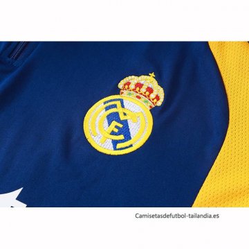 Chandal de Sudadera del Real Madrid Nino 2026-2027 Azul