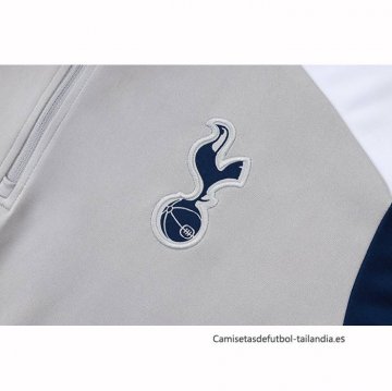 Chandal de Sudadera del Tottenham Hotspur Nino 2025-2026 Gris Azul