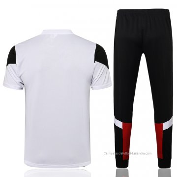 Chandal del AC Milan Manga Corta 2021-2022 Blanco