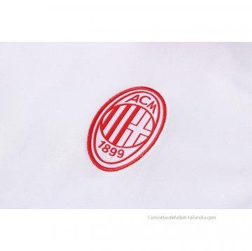 Chandal del AC Milan Manga Corta 2021-2022 Blanco
