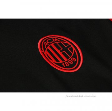 Chandal del AC Milan Manga Corta 2021-2022 Negro