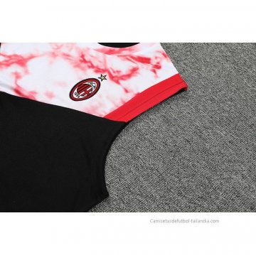 Chandal del AC Milan Sin Mangas 2022-2023 Negro