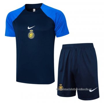 Chandal del Al Nassr Manga Corta 2024-2025 Azul - Pantalon Corto Chandal del Al Nassr Manga Corta 2024-2025 Azul - Pantalon Corto