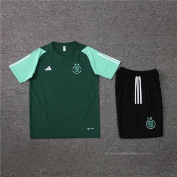 Chandal del Argelia Manga Corta 2023-2024 Verde - Pantalon Corto