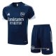 Chandal del Arsenal Manga Corta 2025-2026 Azul Gris - Pantalon Corto