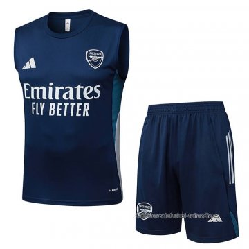 Chandal del Arsenal Sin Mangas 2025-2026 Azul Blanco