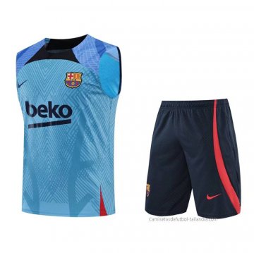 Chandal del Barcelona Sin Mangas 2022-2023 Azul Chandal del Barcelona Sin Mangas 2022-2023 Azul