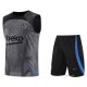 Chandal del Barcelona Sin Mangas 2022-2023 Gris