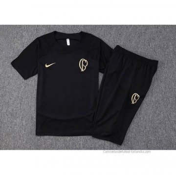 Chandal del Corinthians Manga Corta 2023-2024 Negro - Pantalon Corto