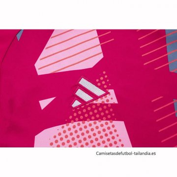 Chandal del Flamengo Manga Corta 2025-2026 Rosa - Pantalon Corto