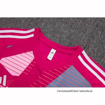 Chandal del Flamengo Manga Corta 2025-2026 Rosa - Pantalon Corto