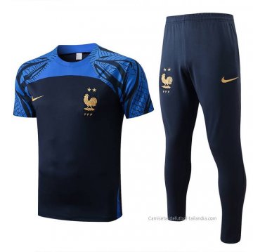 Chandal del Francia Manga Corta 2022-2023 Azul Chandal del Francia Manga Corta 2022-2023 Azul