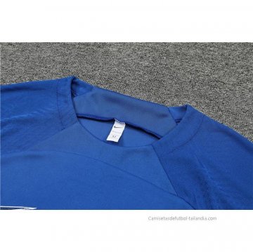Chandal del Inter Milan Manga Corta 2022-2023 Azul - Pantalon Corto