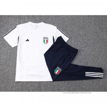 Chandal del Italia Manga Corta 2023-2024 Blanco
