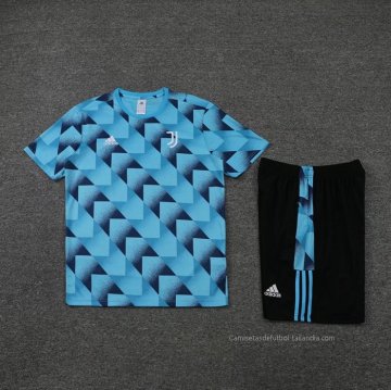 Chandal del Juventus Manga Corta 2022-2023 Azul - Pantalon Corto