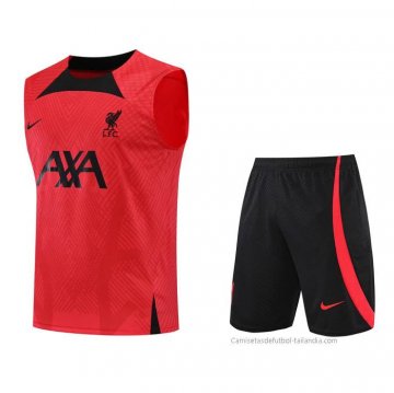 Chandal del Liverpool Sin Mangas 2022-2023 Rojo Chandal del Liverpool Sin Mangas 2022-2023 Rojo