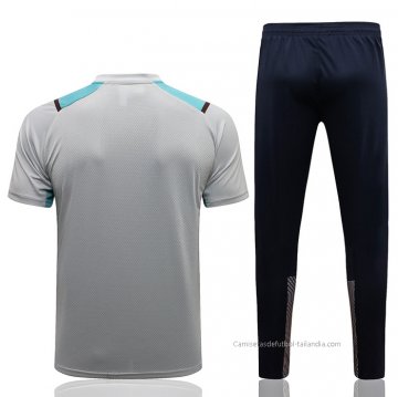 Chandal del Manchester City Manga Corta 2021-2022 Gris