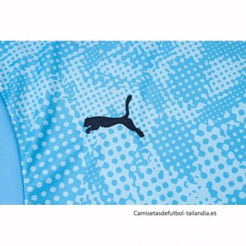 Chandal del Manchester City Manga Corta 2025-2026 Azul - Pantalon Corto