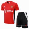 Chandal del Manchester United Manga Corta 2024-2025 Rojo - Pantalon Corto Chandal del Manchester United Manga Corta 2024-2025 Rojo - Pantalon Corto