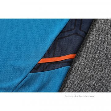 Chandal del Manchester United Manga Corta 2022-2023 Azul - Pantalon Corto