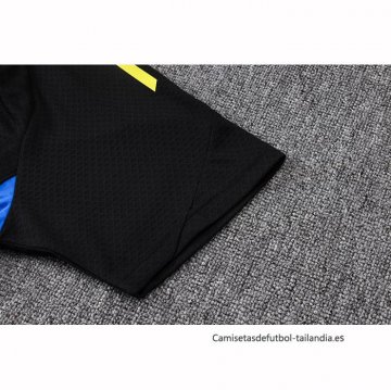Chandal del Manchester United Manga Corta 2025-2026 Negro - Pantalon Corto