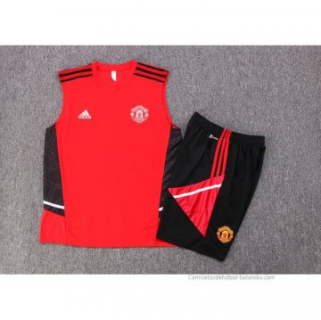 Chandal del Manchester United Sin Mangas 2022-2023 Rojo