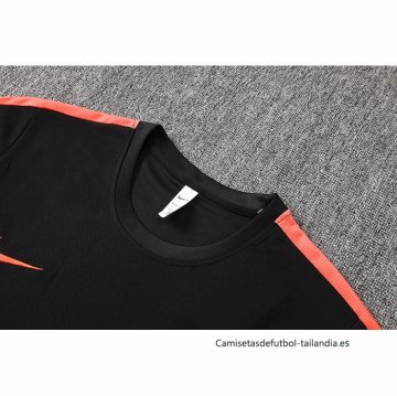 Chandal del Paises Bajos Manga Corta 2026-2027 Negro - Pantalon Corto
