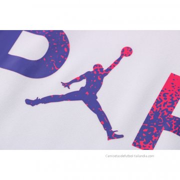 Chandal del Paris Saint-Germain Jordan Manga Corta 2021-2022 Blanco