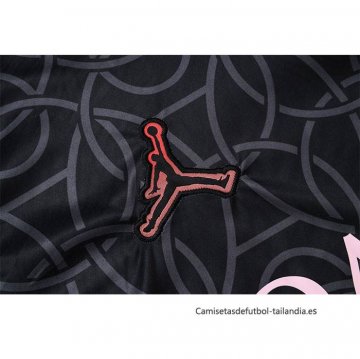 Chandal del Paris Saint-Germain Jordan Manga Corta 2024-2025 Negro - Pantalon Corto