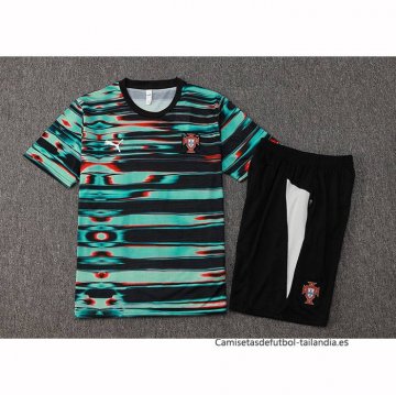 Chandal del Portugal Manga Corta 2025-2026 Verde - Pantalon Corto