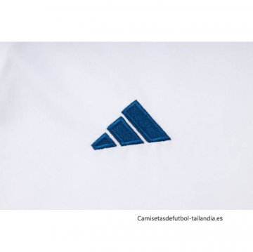 Chandal del Real Madrid Manga Corta 2024-2025 Blanco - Pantalon Corto