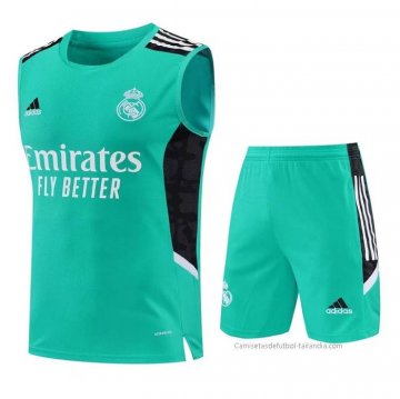 Chandal del Real Madrid Sin Mangas 2022-2023 Verde Chandal del Real Madrid Sin Mangas 2022-2023 Verde