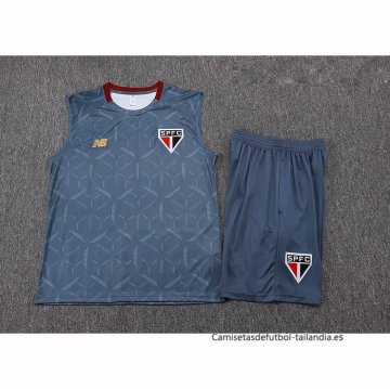 Chandal del Sao Paulo Sin Mangas 2025-2026 Gris