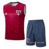 Chandal del Sao Paulo Sin Mangas 2025-2026 Rojo Chandal del Sao Paulo Sin Mangas 2025-2026 Rojo